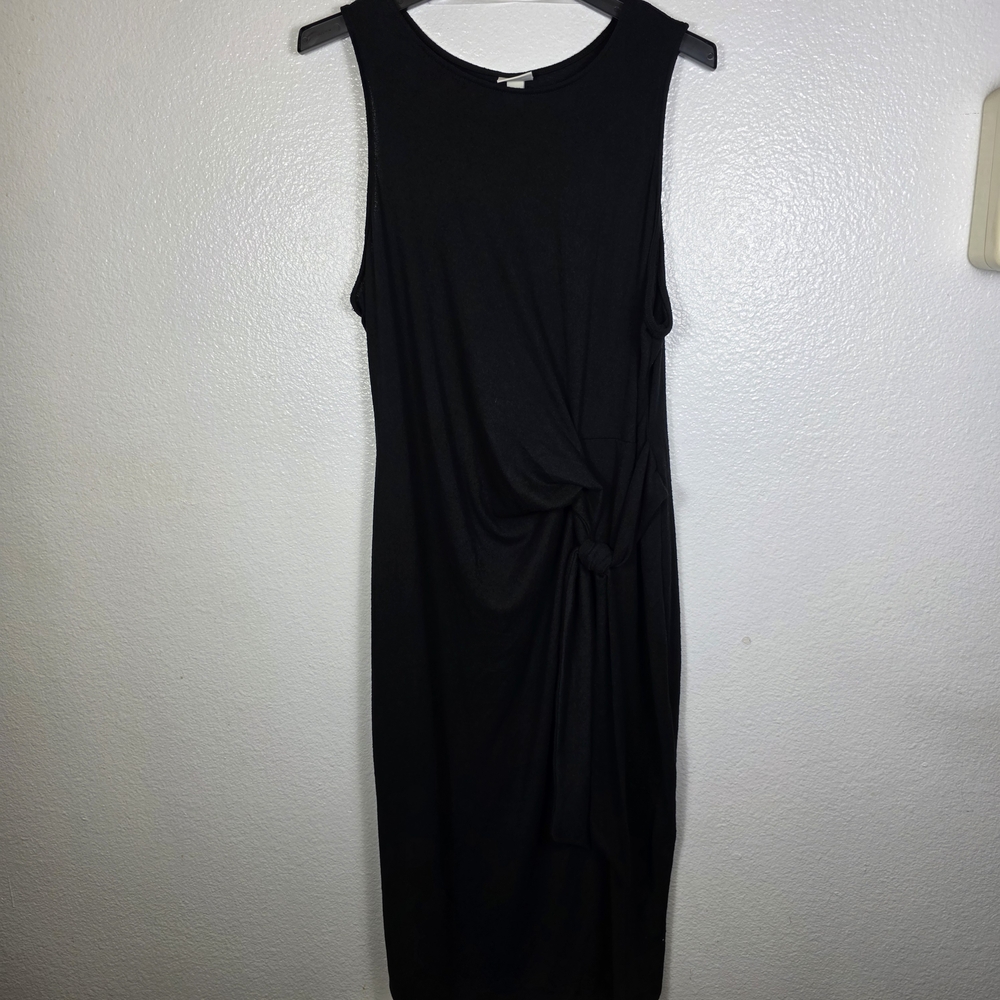 Ava & Viv Women's Plus Sleeveless Seamed Maxi A-Line Dress Knot Tie Size 3X